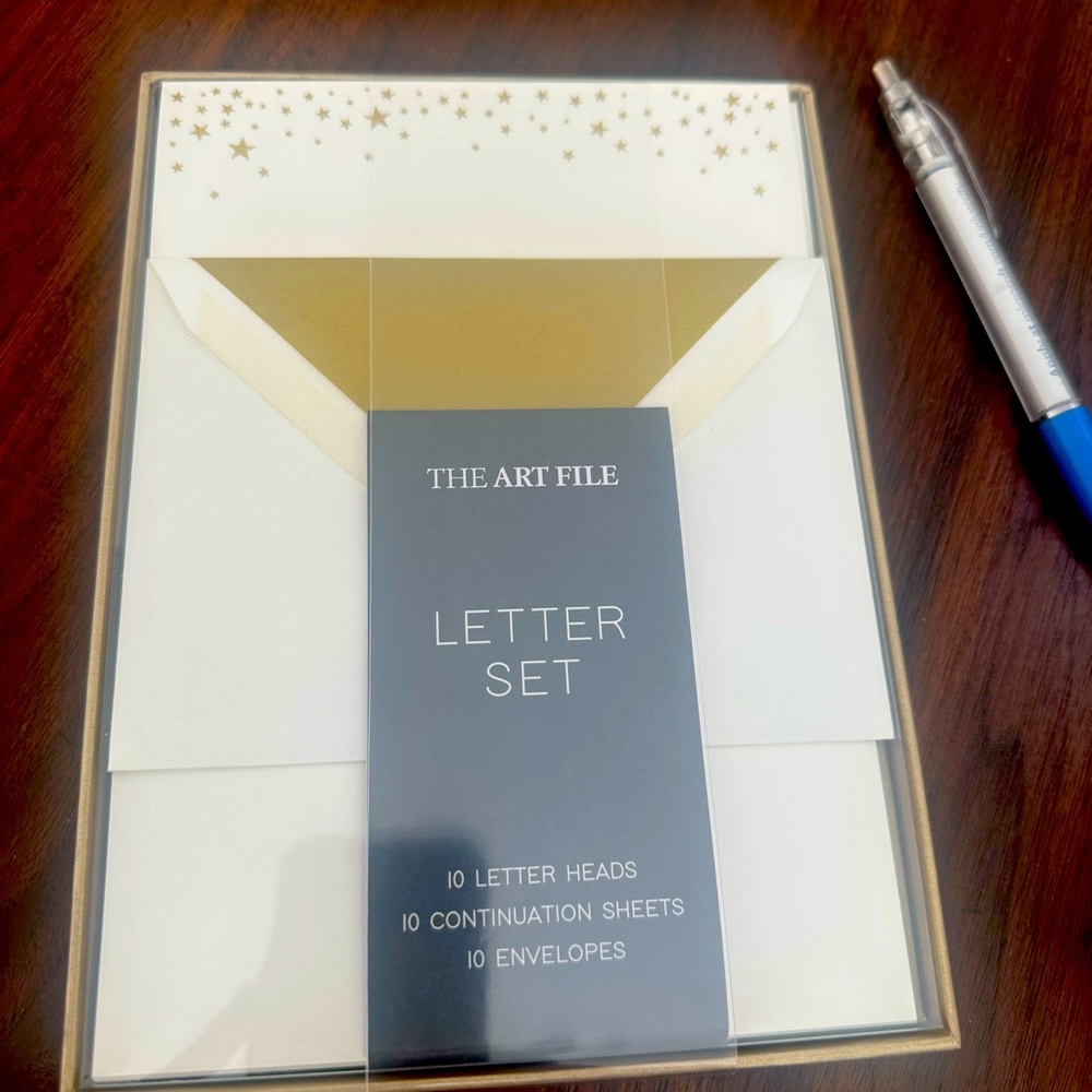 The art file star dust letter set